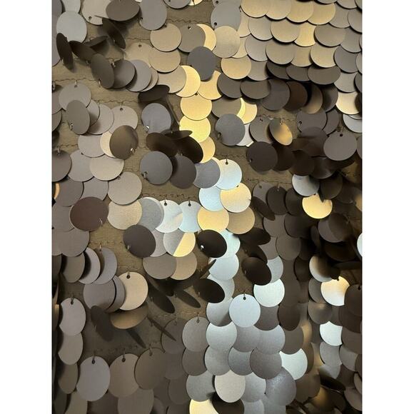 J.Crew Sequin Embellished Short Sleeve Top XS Bronze Tan BSE Style CD116 NWT - Picture 5 of 7